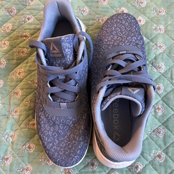 REEBOK CLOUDRIDE DMX 4 Indigo Denim Cheetah Print Walking Shoes Women’s 7.5 - Picture 5 of 14